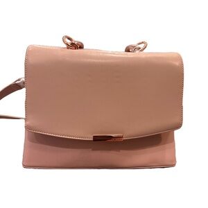 Ted Baker Pink Crossbody Bag with Minimalist Design